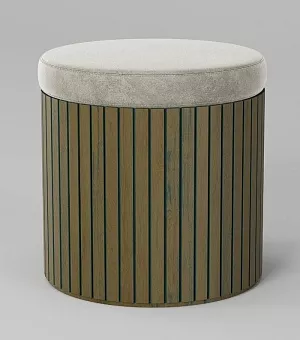 Пуф Eclips мягкий (с тайником) ЭК 401  Натуральный дуб с патиной купить в Москве - фото №1