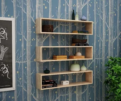 Полка Норвегия из массива дуба купить в Москве - фото №1