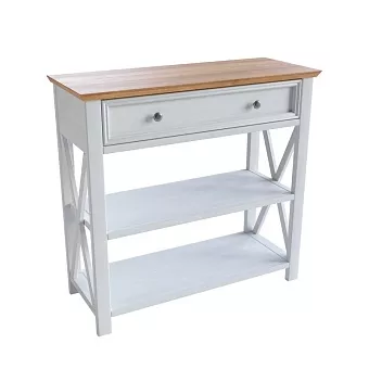 Консоль Форест/Сканди (Тумба 01) белый/антик купить в Москве - фото №1