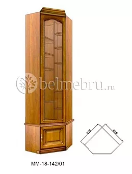 Шкаф комбинированный Молодечно ММ-18-142/01 (угловой) купить в Москве - фото №1