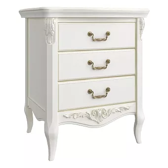 Прикроватная тумба 3 ящика Romantic art. R117 купить в Москве - фото №1