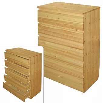 Комод Колка 81/5 (5 ящиков, широкий) купить в Москве - фото №1