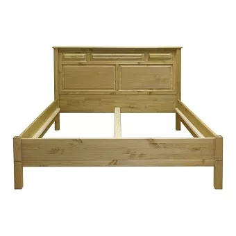 Кровать "Рауна" М-140 БИ Бейц/масло купить в Москве - фото №1