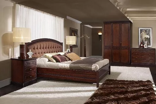 Спальный гарнитур Бристоль (Спелая вишня) купить в Москве - фото №1