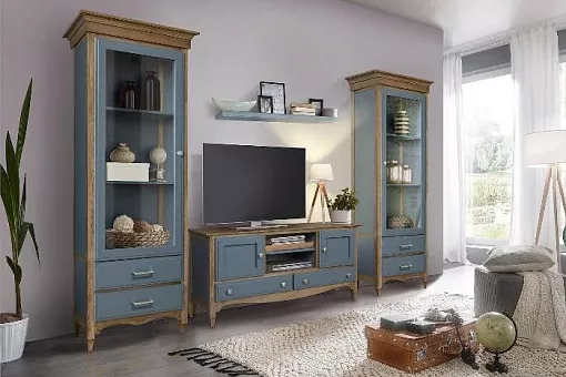 Набор мебели для гостиной Кармен Прованс 1 (Грей+дуб рустикаль) купить в Москве - фото №1