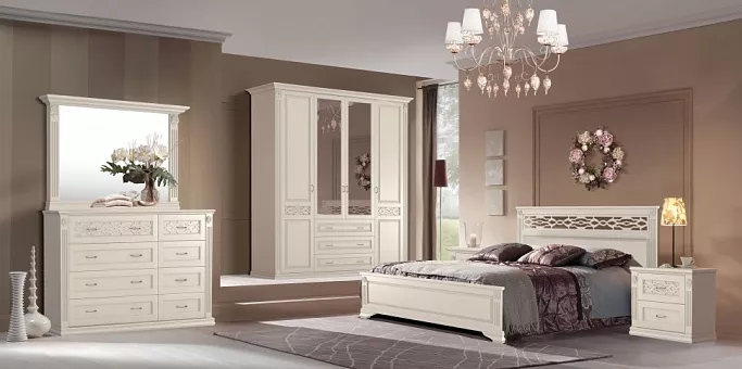 Набор мебели для библиотеки для Верона (цвет М-18 ваниль) купить в Москве - фото №1