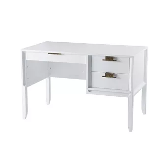 Стол письменный Бридж однотумбовый белый лак купить в Москве - фото №1