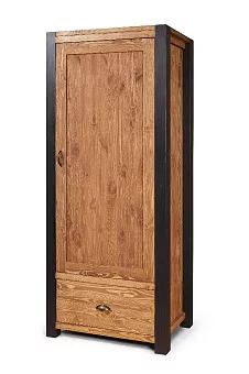 Шкаф MEXICA-BON1P+1T из массива сосны купить в Москве - фото №1