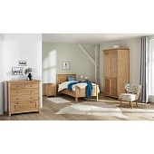 Спальный гарнитур Рауна 1 (90х200) Бейц/масло