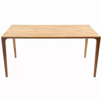 Стол прямоугольный Милина (из сращенного мебельного щита) 1800 массив дуба купить в Москве - фото №1