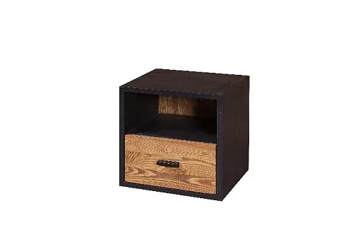 Куб с дверью и полкой ERICKA-CUBE1T+1N из массива сосны купить в Москве - фото №1