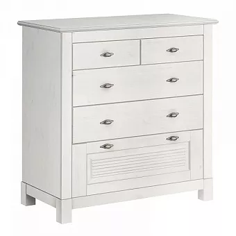 Комод Рауна  221 Белый воск купить в Москве - фото №1