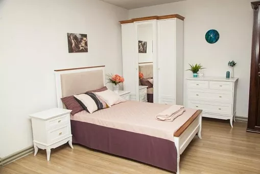 Спальный гарнитур Римини 5 (цвет М-18 ваниль) купить в Москве - фото №1