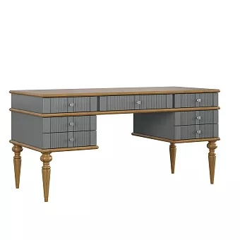 Стол письменный Рандеву-007 (Серый №7042 + антик №24) купить в Москве - фото №1