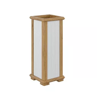 Подставка для зонтов Рандеву (560*240) (Белый лак + антик №24) купить в Москве - фото №1