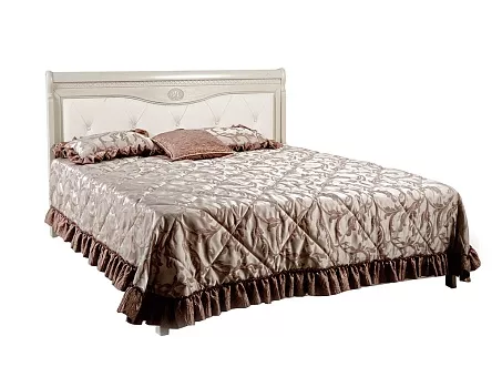 Двуспальная кровать "Лика" (б/к., б/м.) (1600) ММ-137-02/16Б купить в Москве - фото №1