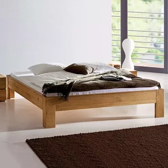 Кровать Bayamo RO195 без изголовья 90*200 из массива дуба купить в Москве - фото №1