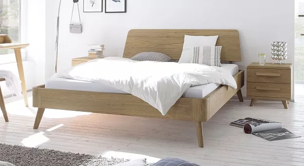 Кровать Lugo One (RO192) из массива дуба  90*200 купить в Москве - фото №1
