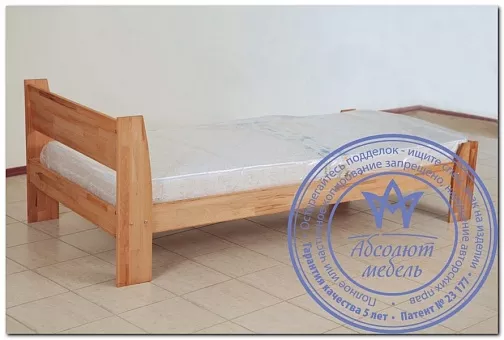 Кровать Лидер Е-02 (с ламелями) купить в Москве - фото №1