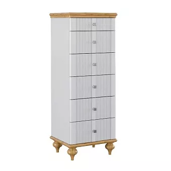 Комод Рандеву-06 (Белый лак + антик №24) купить в Москве - фото №1