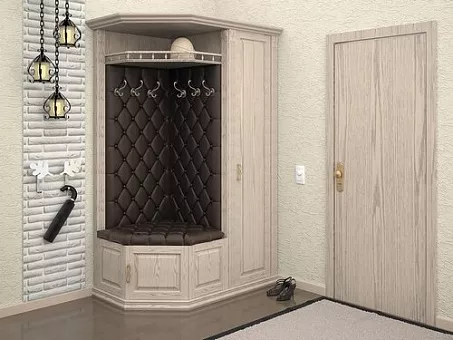 Прихожая Милан угловая со шкафом купить в Москве - фото №1