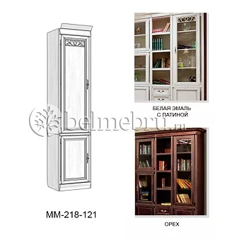 Шкаф комбинированный Оскар ММ-218-121 купить в Москве - фото №1