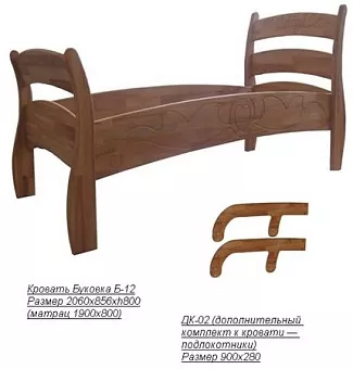 Комплект подлокотников ко всем кроватям.Б02 купить в Москве - фото №1