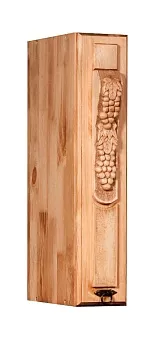 Шкаф настенный Викинг GL (с резьбой + полка) №7 купить в Москве - фото №1