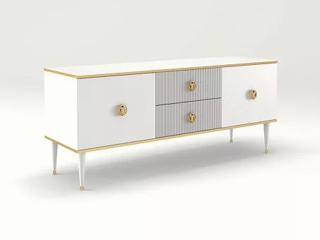 Тумба ТВ Глория 2 ящика + 2 двери купить в Москве - фото №1