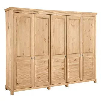 Шкаф для одежды "Рауна" - 50 массив сосны купить в Москве - фото №1