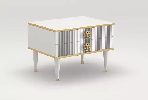 Тумба прикроватная Глория 2 ящика купить в Москве - фото №1