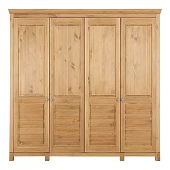 Шкаф для одежды "Рауна" - 40 массив сосны купить в Москве - фото №1