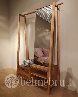 Вешалка гардеробная  "Доната 4" массив дуба купить в Москве - фото №1