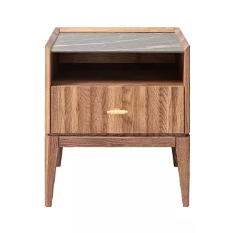 Тумба прикроватная Палермо (стекло) купить в Москве - фото №1