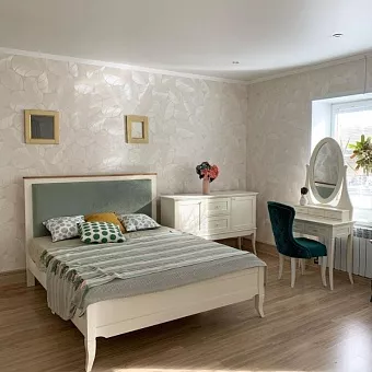 Спальный гарнитур Римини 4 (цвет М-18 ваниль) купить в Москве - фото №1