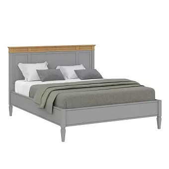 Двуспальная кровать Ольса-160 из массива сосны купить в Москве - фото №1