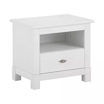 Тумба прикроватная Рауна-01 Белый воск купить в Москве - фото №1