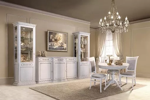 Набор мебели для гостиной Бристоль (Молоко + розовый жемчуг) купить в Москве - фото №1