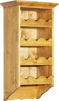 Настенный шкаф ПЛ 24 бутылочница (350x930x316) купить в Москве - фото №1