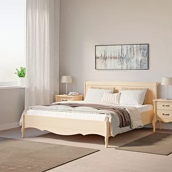 Двуспальная кровать Лебо без изножья 160х200 купить в Москве - фото №1