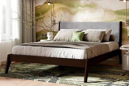 Кровать двуспальная Лаваль ECOWood купить в Москве - фото №1