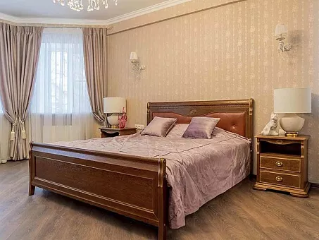 Двуспальная кровать "Лика" (б/к., б/м.) (1600) ММ-137-02/16 купить в Москве - фото №1