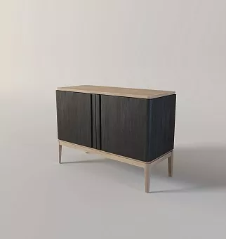 Тумба ICON’S Мореный дуб(черный) купить в Москве - фото №1