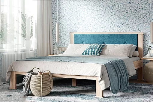 Кровать полутороспальная Торонто ECOWood купить в Москве - фото №1