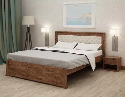 Кровать односпальная Австрия из массива дуба купить в Москве - фото №1