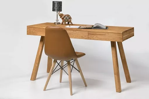 Стол письменный "Модерн 1", дуб массив купить в Москве - фото №1