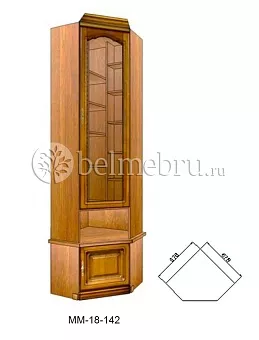 Шкаф комбинированный Молодечно ММ-18-142 (угловой) купить в Москве - фото №1