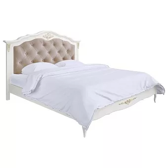 Кровать с мягким изголовьем 180*200 Romantic Gold art. R318g купить в Москве - фото №1