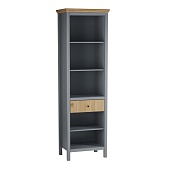 Стеллаж Сканди 01 с ящиком серый 7046/антик