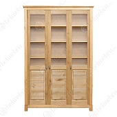 Стеллаж Рауна-3 масло бейц с дверцами